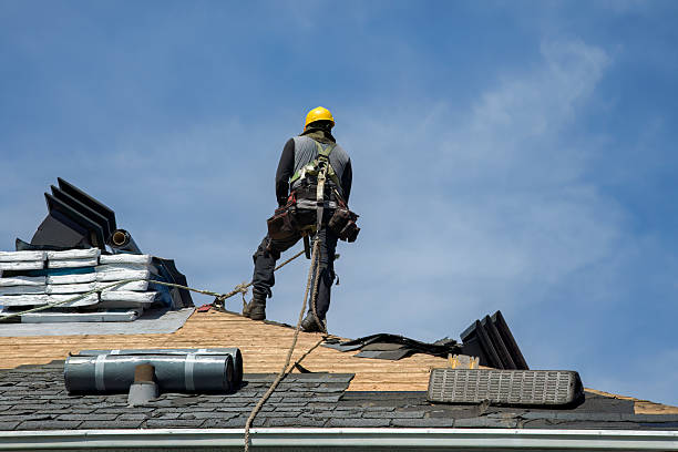 Professional Roof Replacement technician working in Auburn, MA